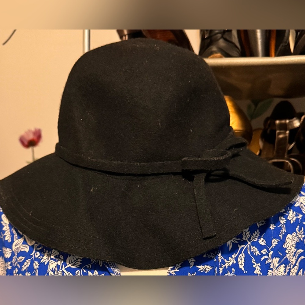 Jessica Wool Boho Hat Blk